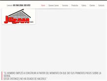 Tablet Screenshot of construccionesjesam.com